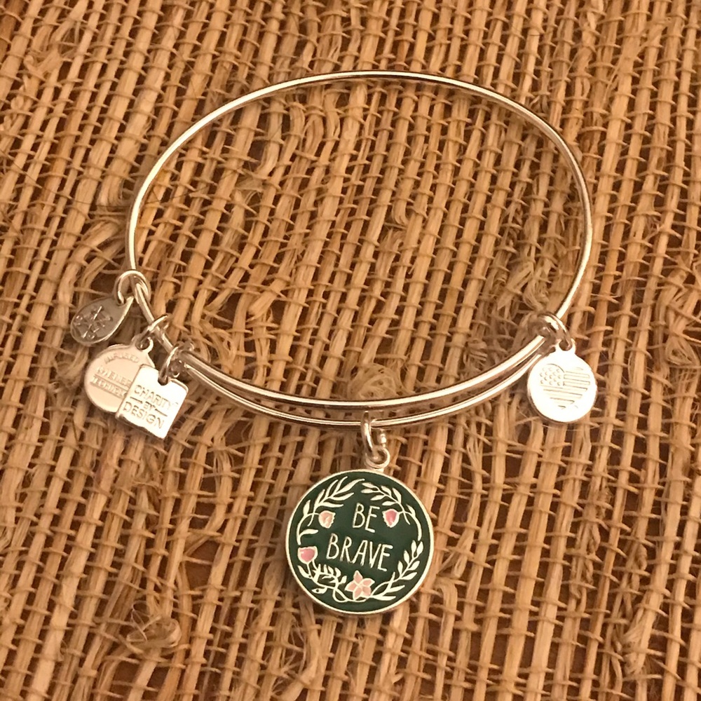 Alex And Ani Be Brave Charm Bracelet
